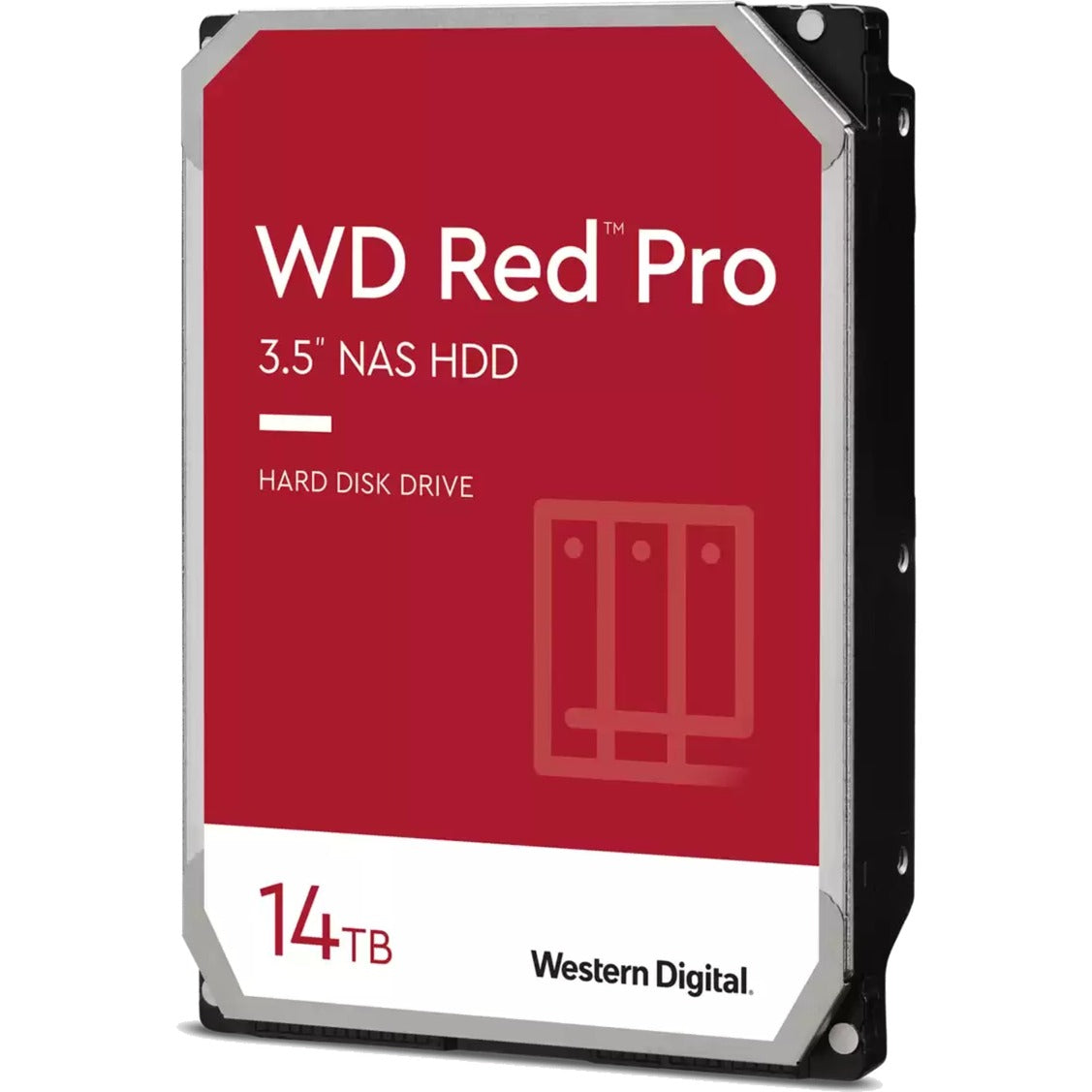 WD red pro 14 TB harddisk (SATA 600, 24 7, af)