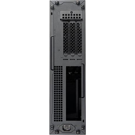 Silverstone milo 12 mini tårnhus (sort | 2x USB-A | 1x USB-C)