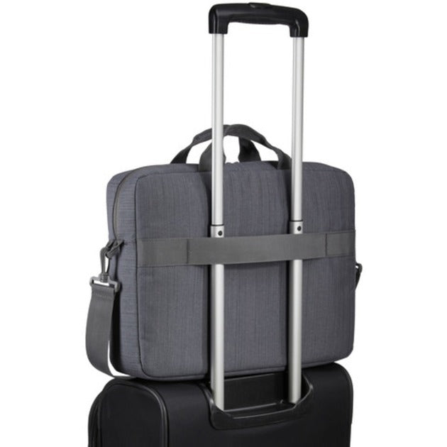 Case logic huxton attaché 15.6 bærbar taske (grå)