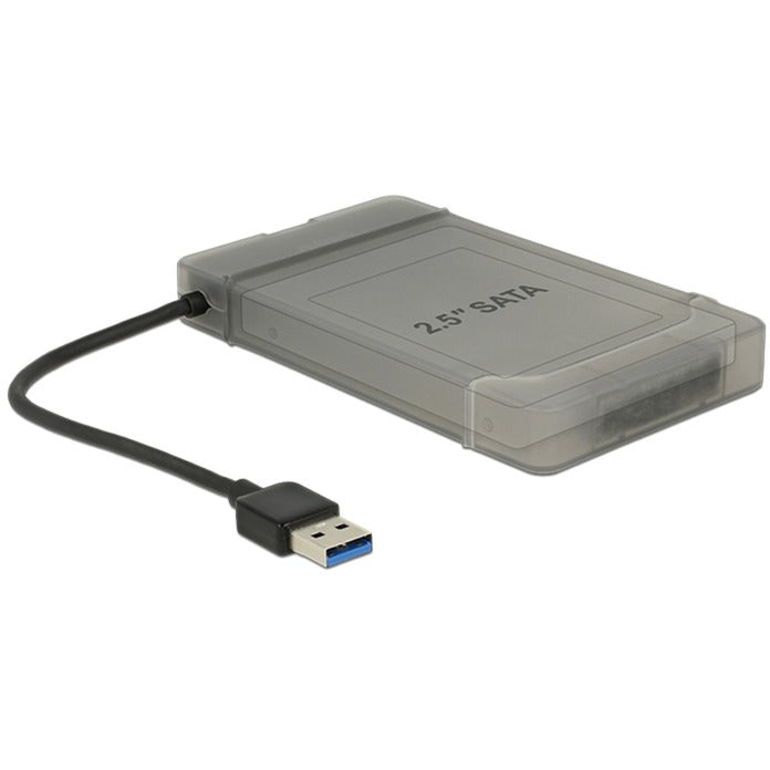 Delock USB-A 3.2-konverter > SATA 22-benet stik (sort, 0,15 meter)