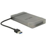 Delock USB-A 3.2-konverter > SATA 22-benet stik (sort, 0,15 meter)
