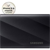 Samsung bærbar t9 1 TB ekstern SSD (sort, mu-pg1t0b eu, USB-C 3.2 (20 GBit s))