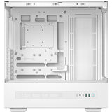 Deepcool ch690 digital midi tårnhus (hvid | 2x USB-A | 1x USB-C | hærdet glas)