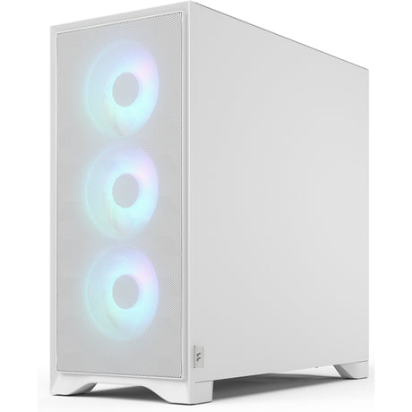 Fractal design pop 2 air rgb midi tower behuizing (wit | 1x usb-a | 1x usb-c | rgb | tempered glass)