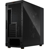 Fractal design nord xl midi tårnhus (sort træfarve | 2x USB-A | 1x USB-C | hærdet glas)