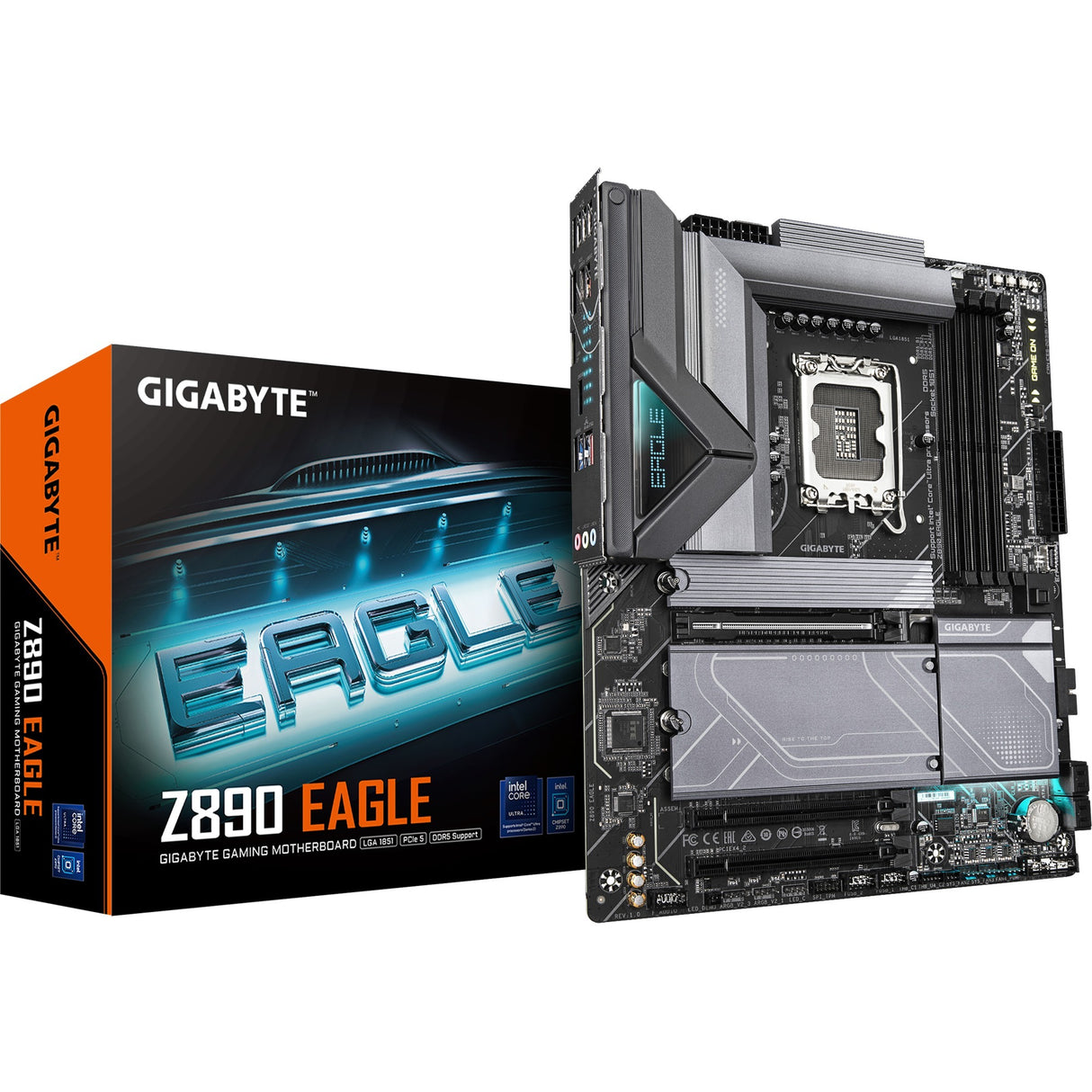 Gigabyte z890 eagle socket 1851 bundkort (raid, 2,5 GB-lan, lyd, atx)