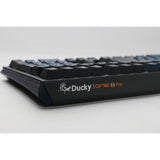Ducky one 3 pro rgb mekanisk gaming-tastatur (sort, us-layout (qwerty), cherry mx2a red, 100%, rgb led, double-shot pbt, kvaksalvermekanik, hot swap)