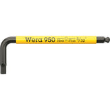 Wera 950 9 hex-plus flerfarvet imperial 3 L-nøglesæt, blacklaser (sort, 9-delt)