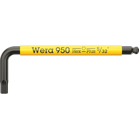 Wera 950 9 hex-plus flerfarvet imperial 3 L-nøglesæt, blacklaser (sort, 9-delt)