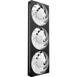 Nzxt f360 rgb core case fans (sort, 3 stykker, 360 x 120 x 26 mm)