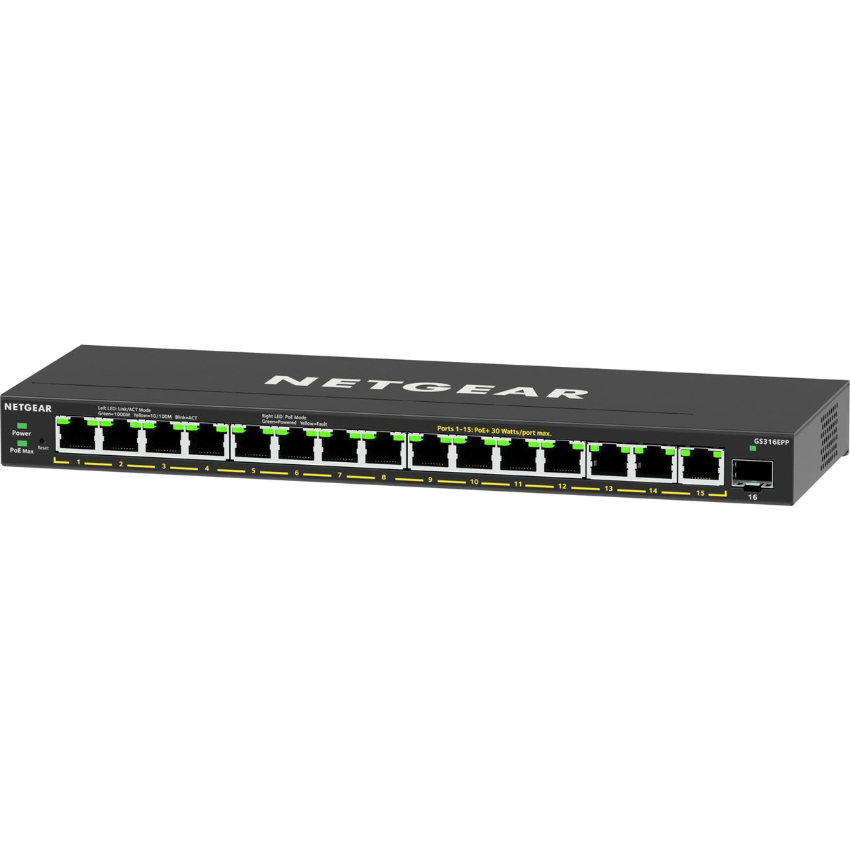 Netgear gs316epp switch (sort)