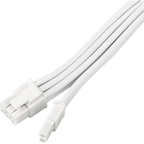 Silverstone sst-pp07e-pci8w-v2, pcie 8pin (6+2) forlængerkabel (hvid, 30 centimeter)