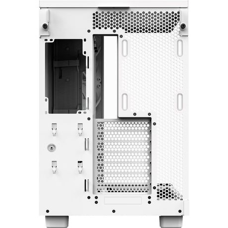Nzxt h6 flow rgb midi tårnhus (hvid | 2x usb-a | 1x usb-c | rgb | hærdet glas)