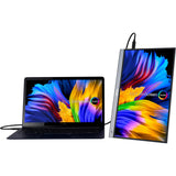 Asus zenscreen oled mq16ahe 15.6 skærm (sølv, usb-c, mini hdmi)