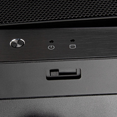 Silverstone SST-GD11B HTPC-hus (sort | 2x USB-A | 1x USB-C)