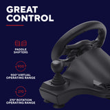Trust gxt 289 movi racestuur stuur (zwart, pc, xbox series x s, switch, playstation 4)