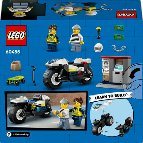 Lego ® byjagt på politimotorcykel - 60455