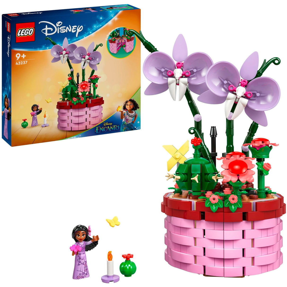 Lego disney - isabelas urtepotte byggelegetøj (43237)