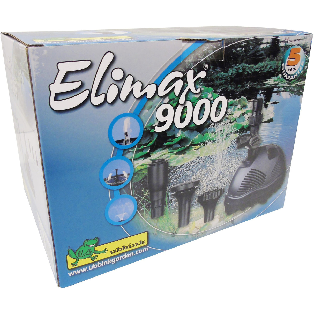 Ubbink elimax 9000 springvandspumpe (sort)
