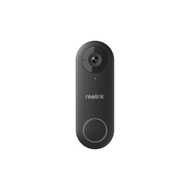 Reolink smart 2k+ kablet poe videodørklokke med klokke (sort)