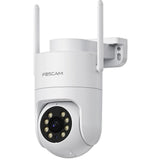 Foscam PD8, 4K 8MP Dual Band WiFi 6 PT sikkerhedskamera (hvid)