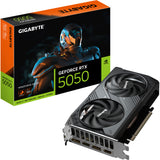 Gigabyte GeForce RTX 5050 Wind Force OC 8G grafikkort (2x Display Port, 2x HDMI 2.1, DLSS 4)
