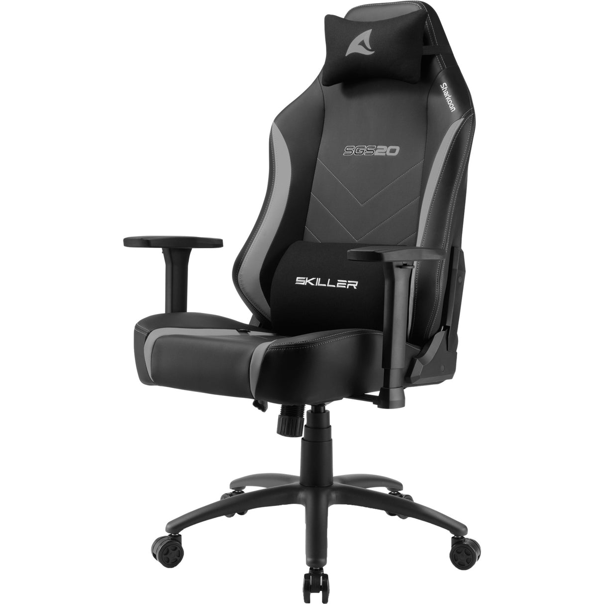 Sharkoon skiller sgs20 gaming stol (sort grå)