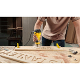 Stanley 550w kantfræser (gul sort)