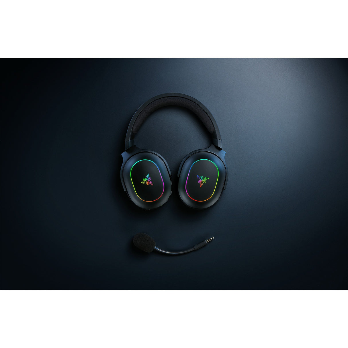 Razer barracuda x chroma over-ear gaming headset (sort, USB dongle, Bluetooth)