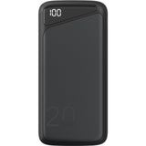 Goobay hurtigopladning powerbank 20.000 mah - 74 wh (sort, USB-C PD, QC 3.0)