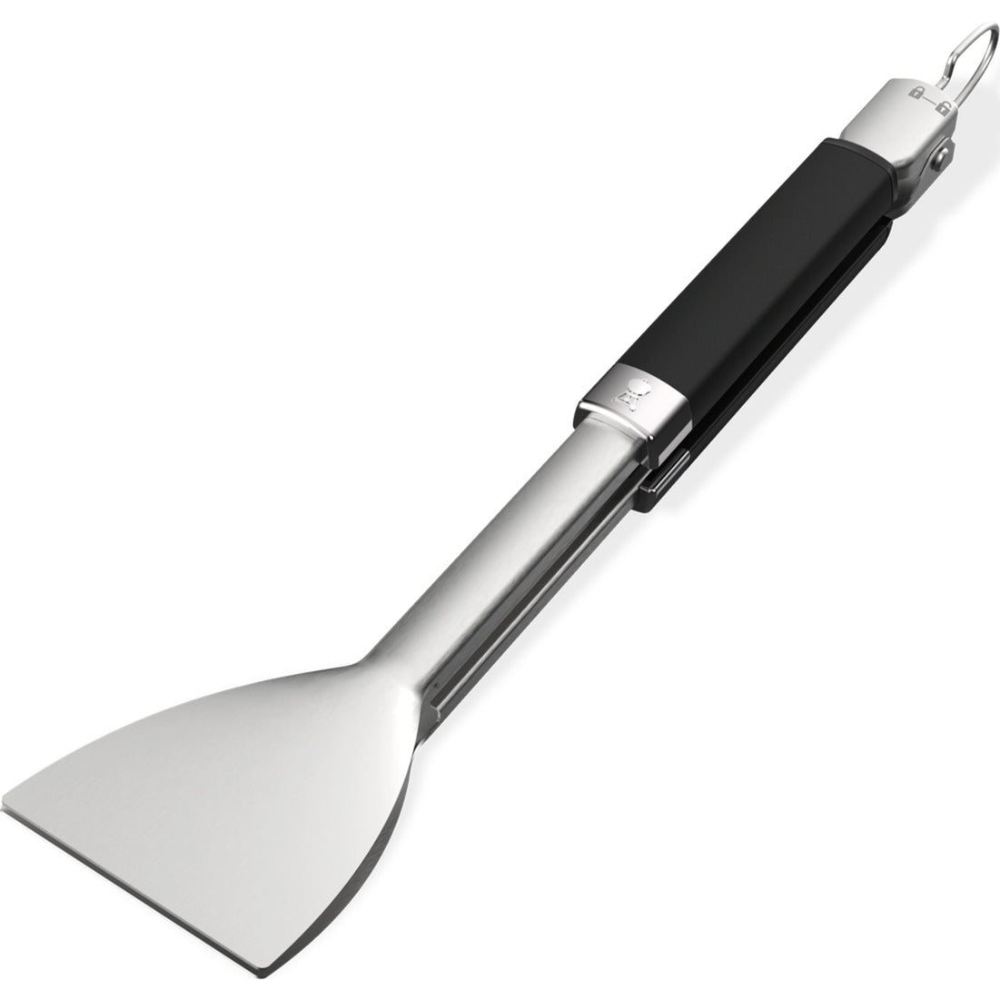 Weber fladt greb grillbestik (rustfrit stål sort)