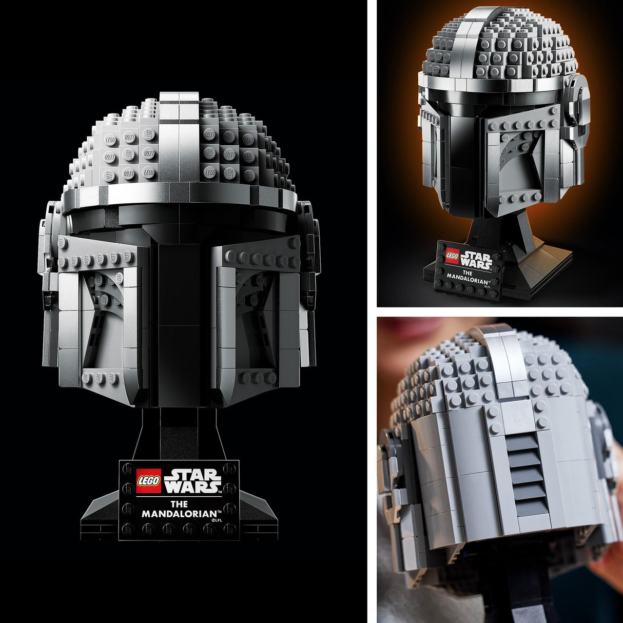 Lego star wars det mandaloriske hjelmsæt til voksne - 75328