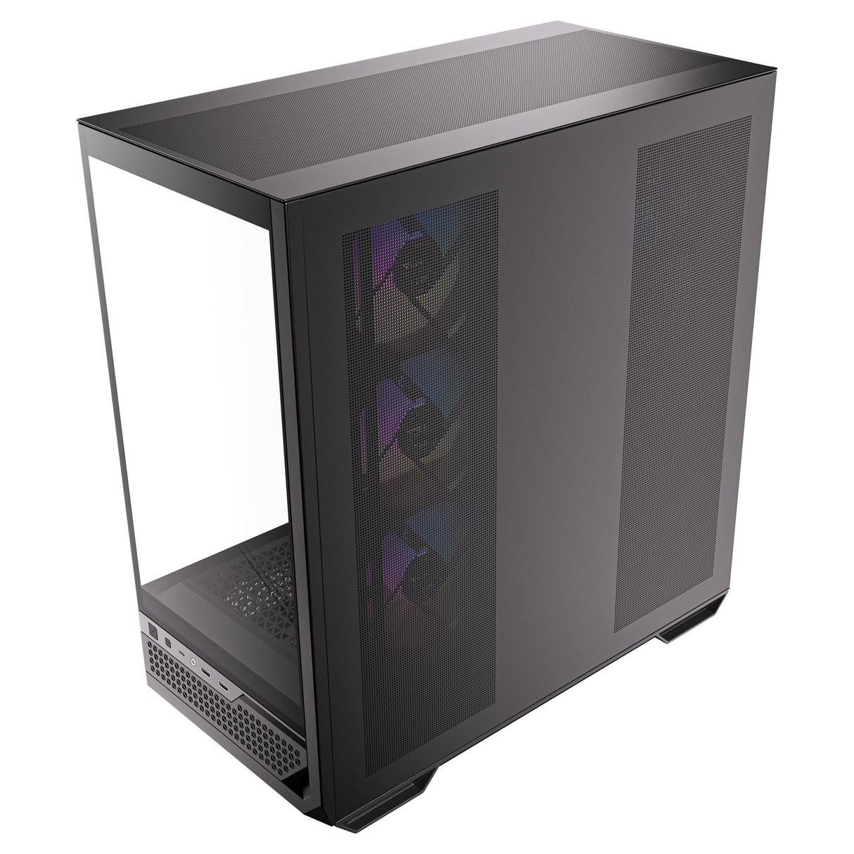 Antec c7 argb midi tårnhus (sort | 2x USB-A | 1x USB-C | hærdet glas)