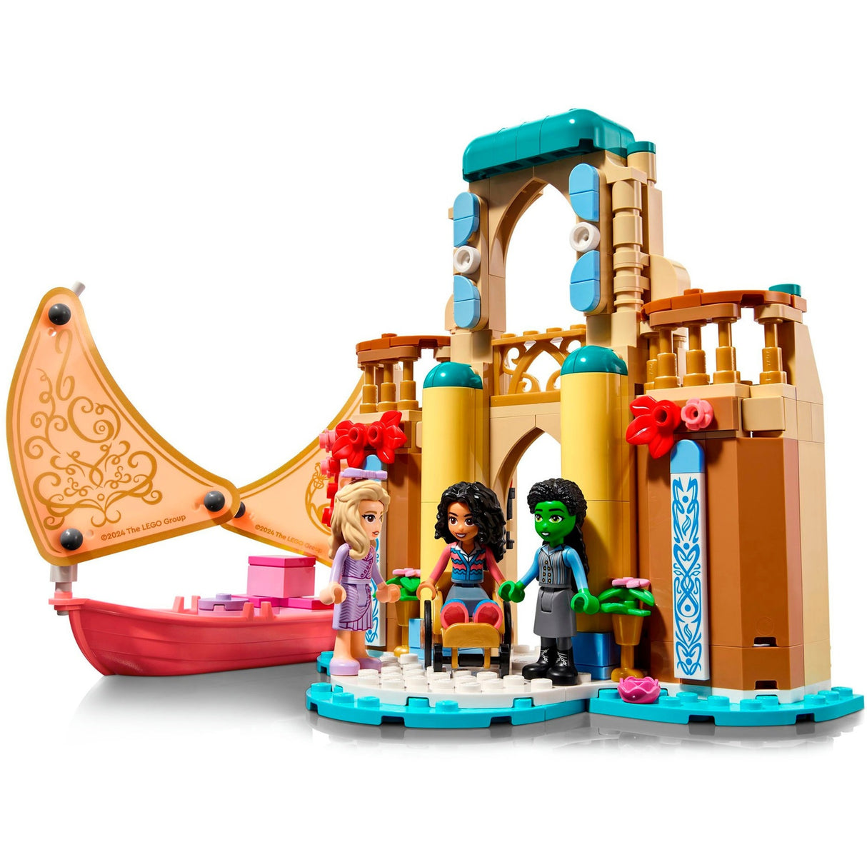 Lego wicked - glinda, elphaba og nessarose på shiz university byggelegetøj (75681)