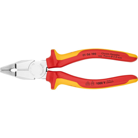 Knipex kombitang 01 06 190 kombitang (rød gul)