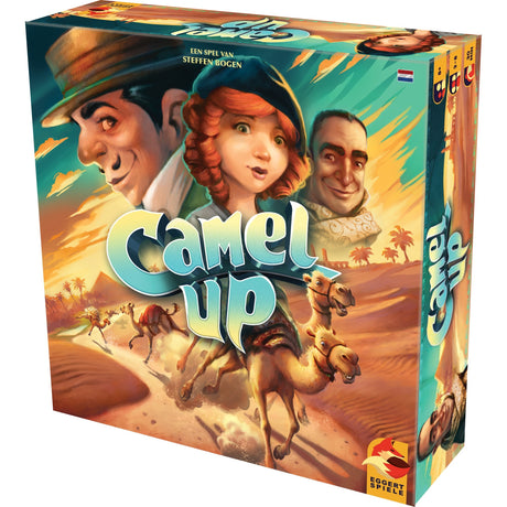 Asmodee eggertspiele camel up - brætspil camel race - ny udgave med 3D palmetræ