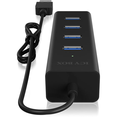 Icy box ib-hub1409-u3 4-ports USB-hub (sort)