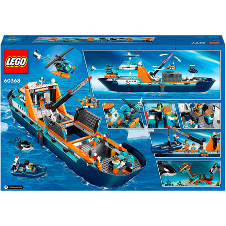 Lego city - konstruktionslegetøj til polarforskningsskibe (60368)