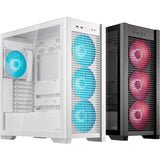 Asus tuf gaming gt302 argb midi tårnhus (hvid | 2x usb-a | 1x usb-c | rgb | hærdet glas)