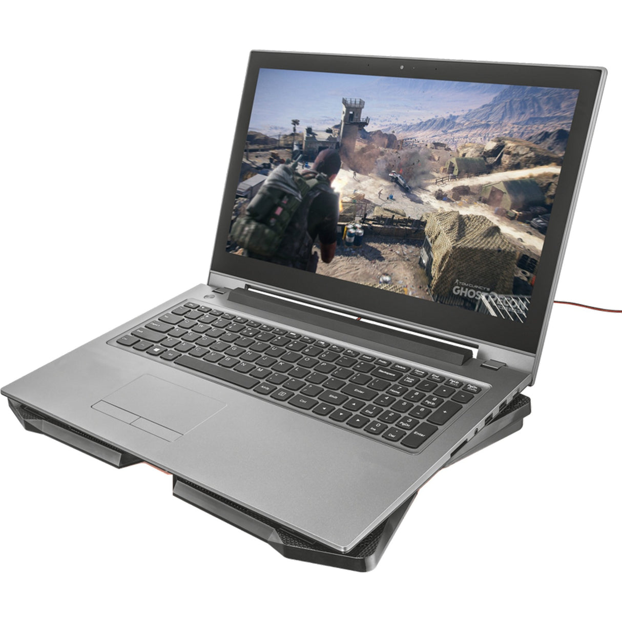 Trust GXT 278 Yozu Notebook Cooling Stand Laptop Cooler (sort, 20817, røde lysdioder)