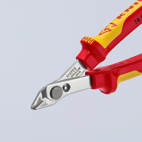 Knipex elektronisk super Knips® VDE 78 06 125 elektroniktang (rød gul)