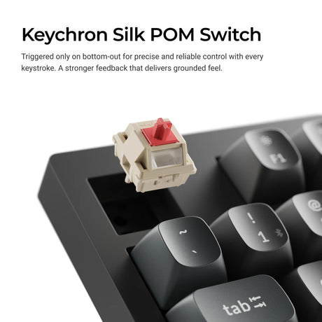 Keychron v5 ultra 8k trådløst brugerdefineret mekanisk tastatur (sort, us-layout (qwerty), silke pom brun, 96%, rgb, hot swap, 2,4 ghz | bluetooth 5,3 | usb-c)