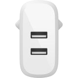 Belkin Boost Charge 2-ports USB-A vægoplader (hvid, 24W)