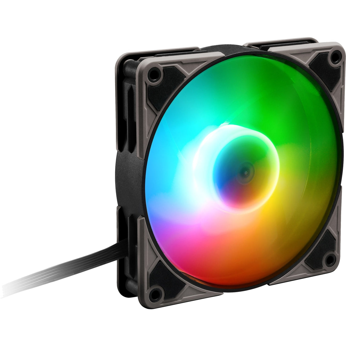 Sharkoon silentstorm 120 pwm rgb kabinet blæser (120 x 120 x 25 mm)