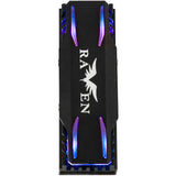 Silverstone TP03-ARGB heatsink (sort, velegnet til m.2 2280 SSD)