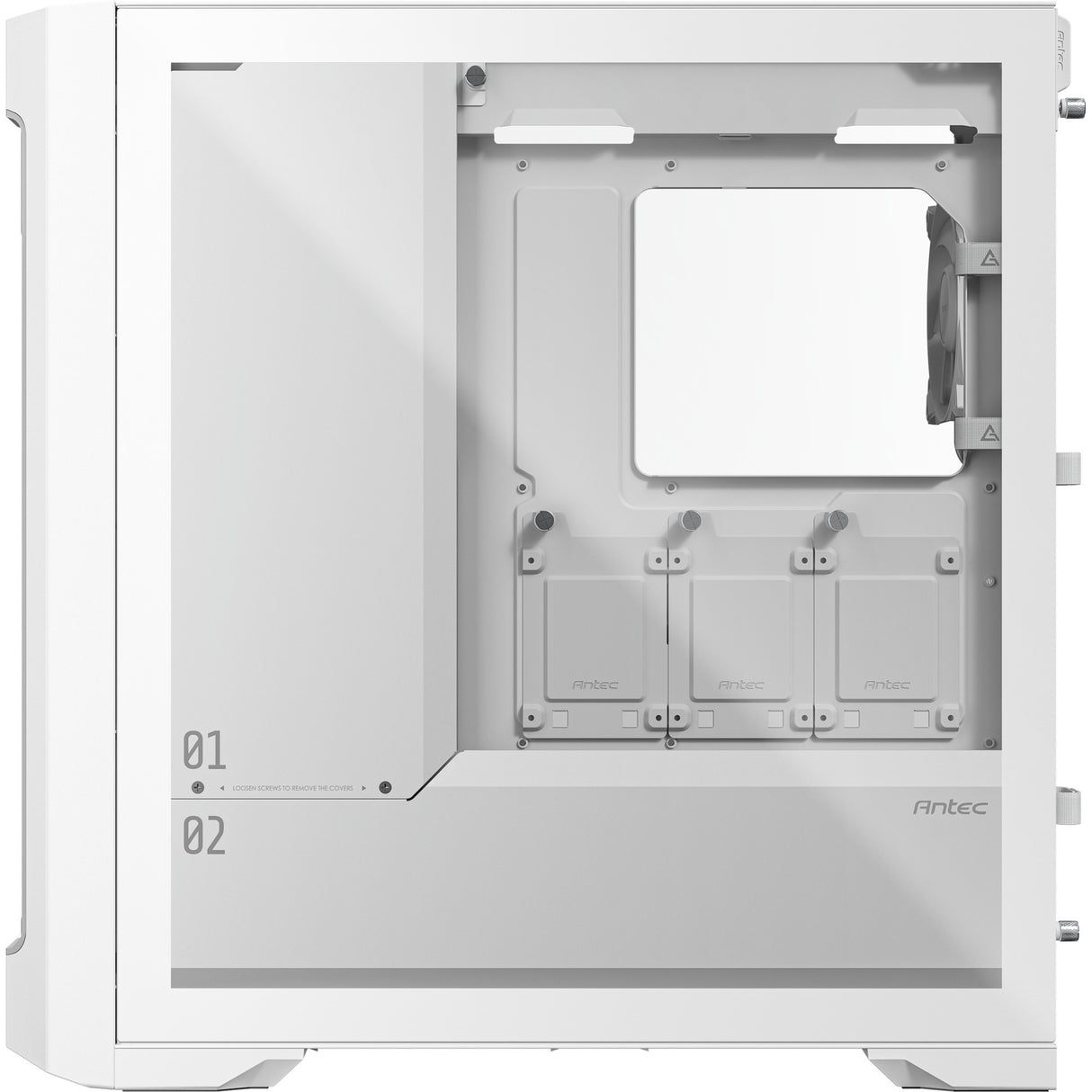 Antec performance 1 fod stort tårnhus (hvid | 2x USB-A | 1x USB-C | hærdet glas)