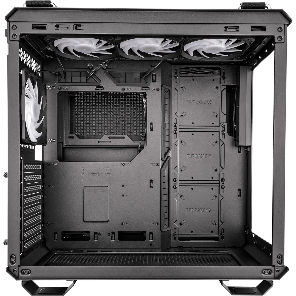 Asus tuf gaming gt502 plus midi tårnhus (sort | 2x USB-A | 1x USB-C | hærdet glas)