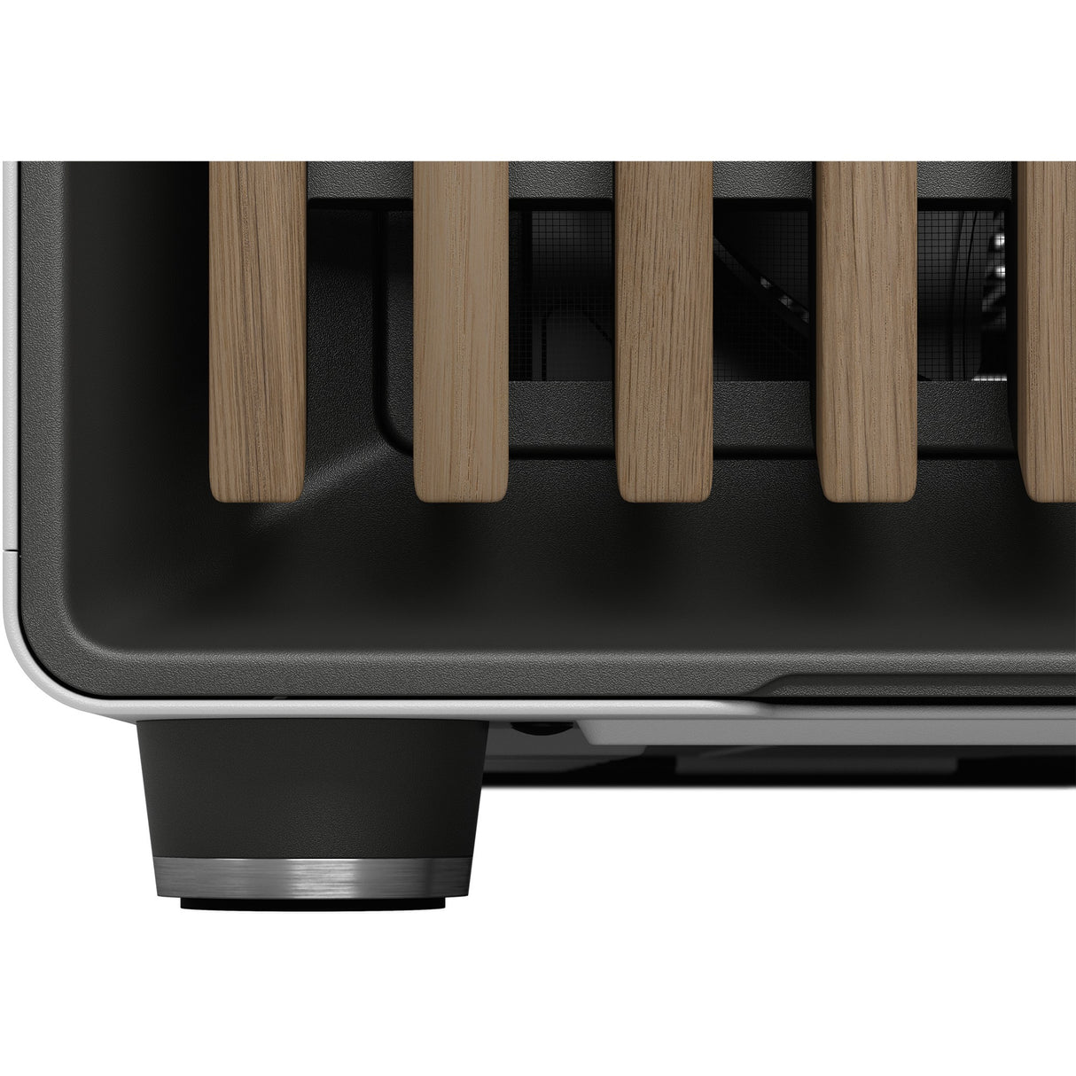 Fractal design nord xl midi tårnhus (hvid træfarve | 2x USB-A | 1x USB-C)