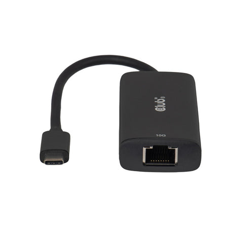Club 3d usb-c naar 10gb-lan ethernet adapter (zwart)
