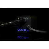 Alphacool eisbaer 360 vandkøling (sort, 4-benet pwm ventilatorstik)